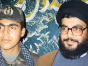 الأمين العام لـ"حزب الله" اللبناني ونجله الراحل هادي نصر الله