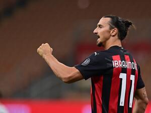  The enigmatic Swedish frontman is the only member of the playing and coaching staff at San Siro to have posted a positive test (Photo: AFP)