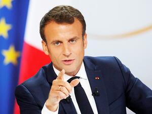 الرئيس الفرنسي إيمانويل ماكرون