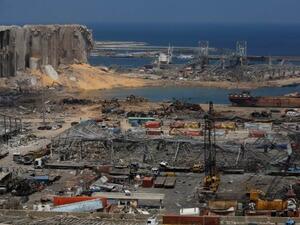 الدمار في مرفأ بيروت