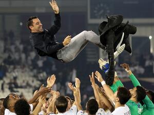 A club legend, who is currently plying his trade as a head coach in Qatar, has been heavily linked with a return to Camp Nou on several occasions (Photo: AFP)