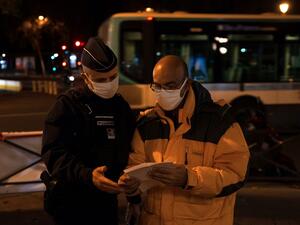 About 20 million people in the Paris region and eight other French cities were facing a 9 pm-6 am curfew from October 17, after cases surged in what has once again become one of Europe's major hotpots. Abdulmonam EASSA / AFP