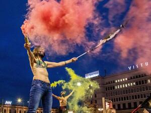 Protesters in Poland (Instagram) Protesters in Poland (Instagram)