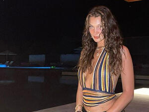 Hadid was previously in an on-and-off relationship with Canadian R&B crooner The Weeknd