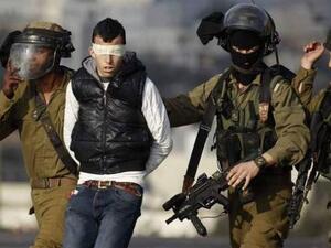Palestinians were kidnapped by Israeli occupation forces (Twitter)