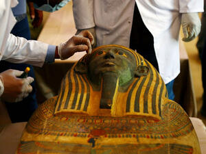 Egyptian archaeologists have found another collection of 80 (Twitter)