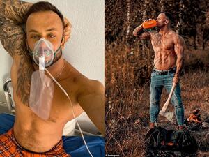 He suffered clinical death but medics restarted his heart as they tried in vain to save him. (Instagram)