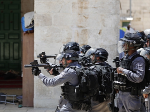 Sheikh Najeh Bakirat, the deputy director general of the Jerusalem Waqf in the Old City of Jerusalem, was taken into Israeli custody. (AFP)
