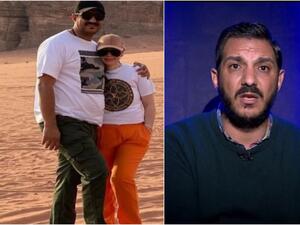 معاذ العمري والفنانة ديانا كرزون