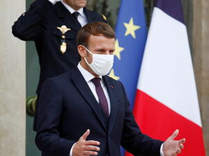الرئيس الفرنسي إيمانويل ماكرون