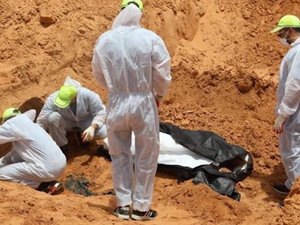 اكتشاف 5 مقابر جماعية بمدينة ترهونة جنوبي العاصمة طرابلس