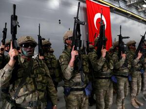 "تمت المصادقة على مذكرة تفويض الحكومة لإرسال قوات عسكرية إلى أذربيجان".