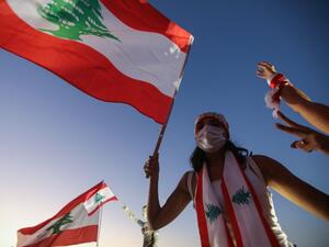Hundreds marched in Lebanon's capital to mark the first anniversary of a non-sectarian protest movement that has rocked the political elite but has yet to achieve its goal of sweeping reform. ANWAR AMRO / AFP