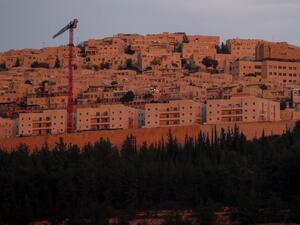 A picture taken on November 12, 2020 shows a view of ongoing construction work at Ramat Shlomo, a Jewish settlement in the Israeli-annexed eastern sector of Jerusalem. Israel has approved building of about 100 settlement homes at the same site where settlement expansion plans unveiled during a 2010 visit by then-US vice president Joe Biden angered Washington, an NGO said on November 12. AHMAD GHARABLI / AFP