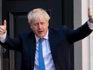 On July 23, 2019, party members choose Brexit figurehead Boris Johnson as their new leader. He becomes prime minister the next day. Niklas HALLE'N / AFP