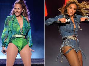 جينيفر لوبيز وبيونسيه