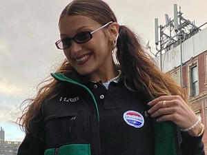 Bella has used her platform to campaign for Joe