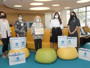 بنك برقان يتبرع بمجموعة من الألعاب لكل من الجمعية الكويتية لرعاية الأطفال في المستشفى و بيت عبدالله 