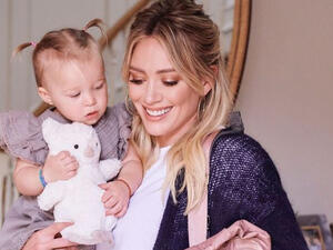 Hilary gave birth to her first child when she was 24 