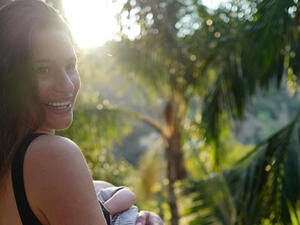 Ever is the actress' first child with her husband