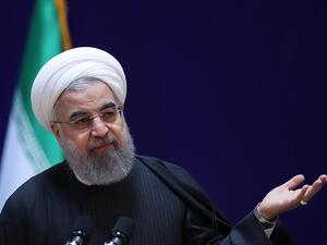 Iranian president Hassan Rouhani speaks at a conference in Tehran, on January 28. AFP
