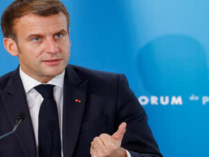 الرئيس الفرنسي إيمانويل ماكرون