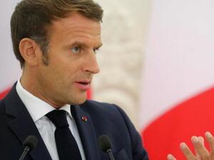  الرئيس الفرنسي، إيمانويل ماكرون
