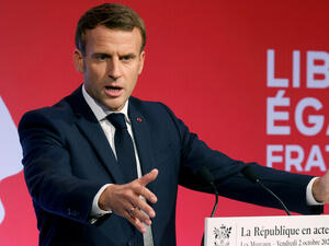 الرئيس الفرنسي إيمانويل ماكرون 