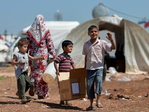 لاجئون سوريون في لبنان