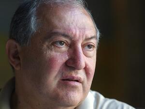 الرئيس الأرمني أرمين سركيسيان