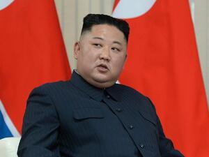 الزعيم الكوري الشمالي كيم جونغ أون 