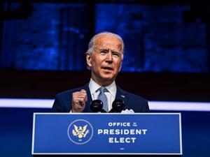 President-elect Joe Biden's victory in Arizona was finalized November 30, 2020, further cementing his win even as Donald Trump continues to make baseless claims of vote fraud. CHANDAN KHANNA / AFP