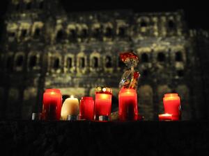 A baby was among four people killed and 15 injured when a car tore through a pedestrian shopping street in the southwestern German city of Trier on December 1, 2020, police said, after arresting the driver. JEAN-CHRISTOPHE VERHAEGEN / AFP