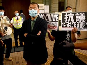 Lai was charged under a new national security law on December 11, 2020, accused of colluding with foreign forces, the latest pro-democracy figure targeted under the legislation. Peter PARKS / AFP