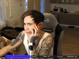 Stas Reeflay, 30, forced her to stand outside in subzero temperatures during a broadcast. (YouTube)