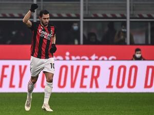 The Italian head coach has given an update on the Turkey international's contract situation at San Siro (Photo: AFP)