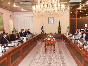 Members of Taliban's Qatar-based political bureau have met with Pakistan's Foreign Minister Shah Mahmood Qureshi to discuss recent developments in Afghanistan's ongoing peace process. (Twitter)
