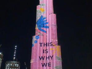 Floward Announces Arrival To Uae on the Burj Khalifa