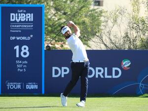 Rozner in action at the Golf in Dubai Championship presented by DP World (Photo: Supplied)
