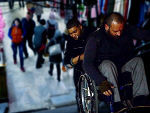 Amman is an unwelcoming city to people with disabilities.  ARIJ tackled this issue 10 years ago, but little has been done.   