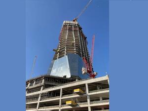 DMCC’s Uptown Tower Reaches 150 , Office Structures Completed