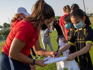 American Soccer Stars Visit Qatar Foundation Ahead of 2021 U.s.-Qatar Year of Culture Launch