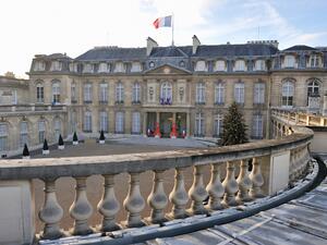 قصر الاليزيه في العاصمة الفرنسية 