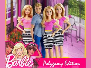 Mattel Unveils a Polygamy Edition of Barbie doll. (Twitter)