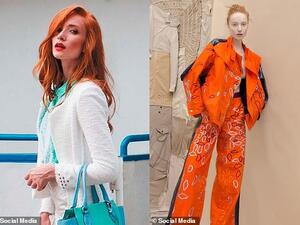 Sudakova (pictured) faces up to 15 years in jail in Russia, accused of killing Sergey Popov, 28, after he 'flirted' with a woman who he had brought home from a bar. (Social Media)