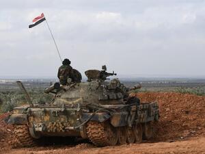 دبابة تابعة للجيش السوري