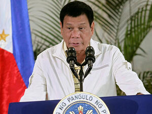 الرئيس الفلبيني، رودريغو دوتيرتي