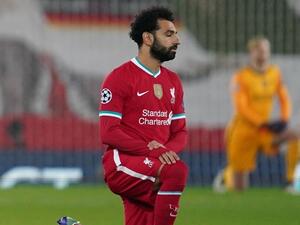 The Egyptian concedes that his future lies in the hands of his club, but says he is focused only on breaking records at Anfield at present (Photo: AFP)