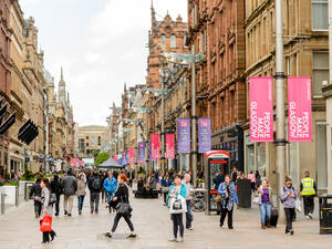 View of Buchanan Street in Glasgow looking north  (Shutterstock)