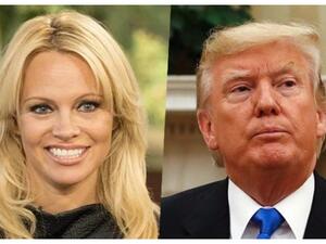 باميلا أندرسون ودونالد ترامب